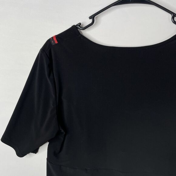 Michael Tyler Top Womens S Lagenlook Artsy Mixed Print Art To Wear Cropped - Picture 7 of 8